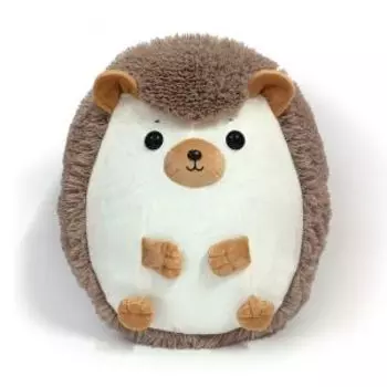 Подушка декоративная Ёжик малый, 39х35х17 см, искусственный мех, холлофайбер