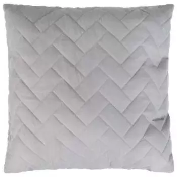 Подушка декоративная Kyuar, 45х45 см, стеганая, полиэстер, темно-серый