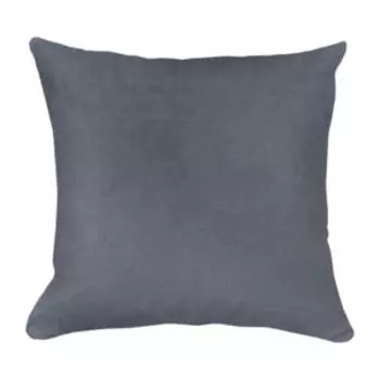 подушка декоративная SEASONS Бархат 40х40см, Графит, чехол микрофибра, наполнитель полиэфирное волокно