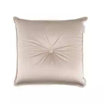 Подушка декоративная Sofi De Marko Вивиан, 45х45 см, велюр, молоко