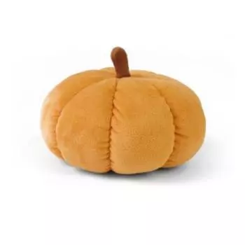 Подушка декоративная Тыква малая, 20 см, искусственный мех, 100% п/э, холлофайбер