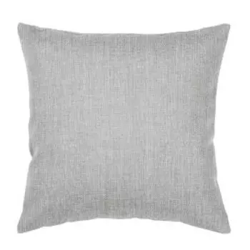 Подушка декоративная Волшебная ночь Пепельно-серый, 40x40 см, рогожка