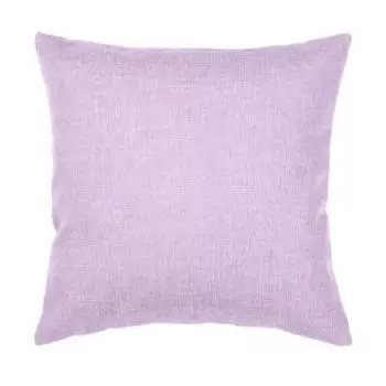Подушка декоративная Волшебная ночь Сирень, 40x40 см, рогожка