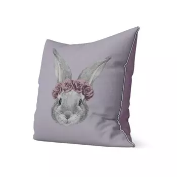 Подушка декоративная Зайка, 38х38 см, габардин