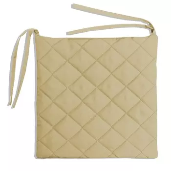 Подушка на стул, 40х40 см, бежевый