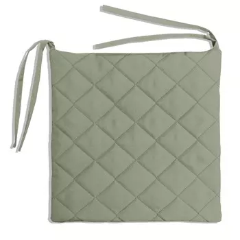 Подушка на стул, 40х40 см, серый