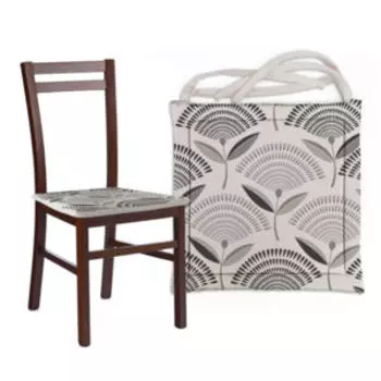 подушка на стул GRAND STYLE Клевер, размер: 39х39х2см, галета, фотопечать, ткань: рогожка 70% п/э,30% хлопок