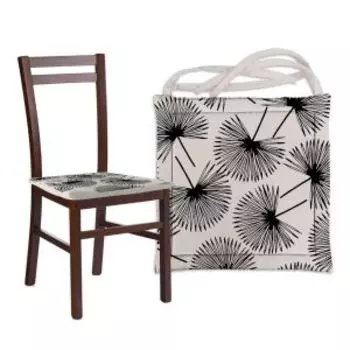 Подушка на стул Grand Style Одуванчики, 39х39х2 см, фотопечать, рогожка