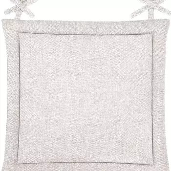 Подушка на стул Рогожка, 40х40 см, экрю