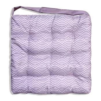 Подушка на стул Розовые волны, 40х40 см