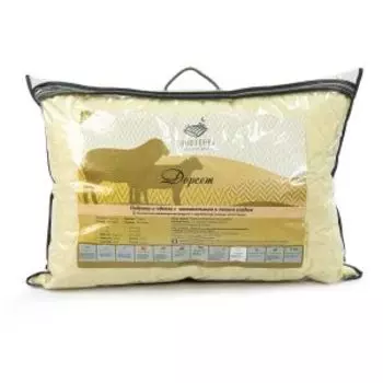 Подушка STN-Дорсет, 50x70 см, овечья шерсть/полиэф.волокно