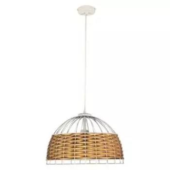 Подвес ЭЛЕТЕХ Кантри, Е27, 60 Вт, белый муар