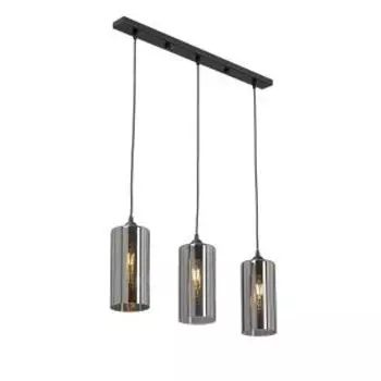 Подвес Vitaluce V2732-1/3S, E27, 40 Вт, дымчатые плафоны