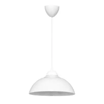 Подвесной светильник 1122/1, Е27, 15 Вт, пластик, 29х29х80 см, белый