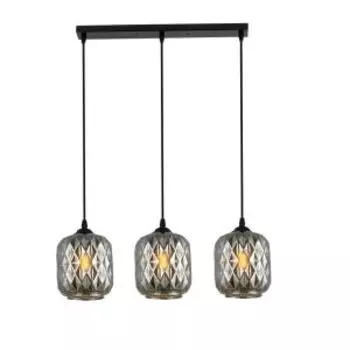 Подвесной светильник Лоск, Е27, 60 Вт, 71 см, черный