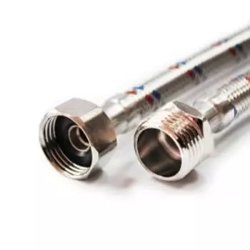 Подводка гибкая для воды 1/2 ВН 250 см, нерж. сталь