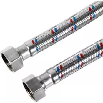 Подводка гибкая для воды 1/2 ВВ, 120 см, латунь