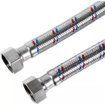 Подводка гибкая для воды 1/2 ВВ, 80 см, латунь