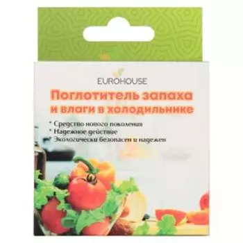 Поглотитель запаха для холодильника Euro House, 1 шт
