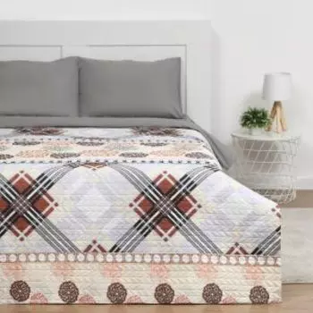 Покрывало Экономь и Я Элегия, 2-сп, 180х210 см, микрофибра, полиэстер 190г/м2