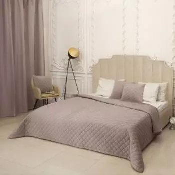 Покрывало SEASONS Бархат 220х240см, Пыльная Роза