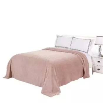 плед-покрывало SOFI DE MARKO Элайза 1,5-сп, размер:160х220см, чайная роза, велсофт, вискоза, 500г/м2