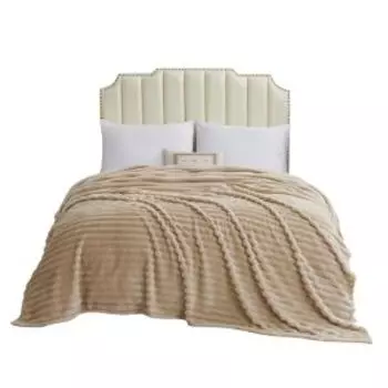 Покрывало Sofi de Marko Орнелла, Евро, 210х230 см, вискоза, крем