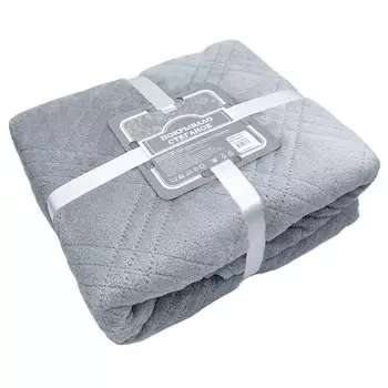 Покрывало стеганое Fionet, 220х240 см, серый