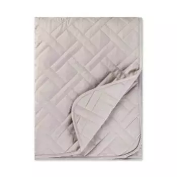 Покрывало стеганое Prime Prive Магна, Евро, 240х260 см, микрофибра, светло-серый