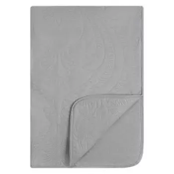 Покрывало стеганое Provance Фрэя, 180х200 см, полиэстер, серый