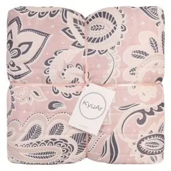 Покрывало стёганое с кисточками, 220х200 см, п/э, сиреневый, наполнитель текстон