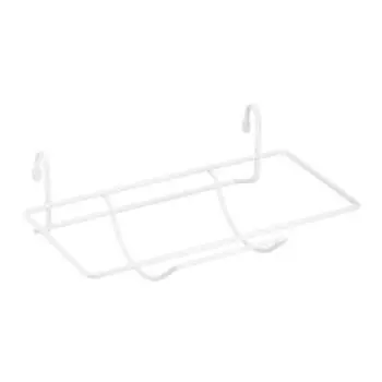 Полка для бумажного полотенца, 30.5х11.5х21 см, металл, белый матовый