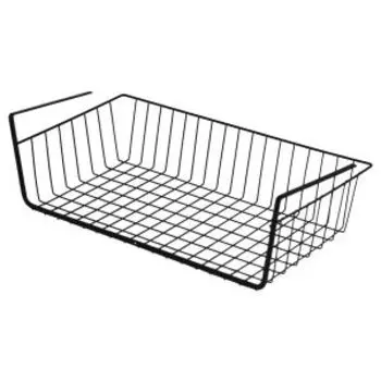 Полка для хранения Домовой, 48x24.5x14 см, подвесная, металл, черный