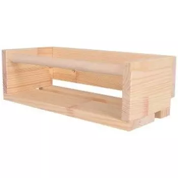 Полка настенная Pattern, 300х135х115 мм, средняя, дерево