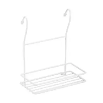 Полка одинарная малая, 20х25х13.5 см, металл, белый матовый