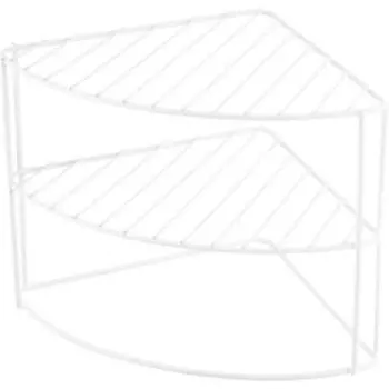 Полка-подставка угловая для кухни, 3 уровня, 26х26х23 см, металл