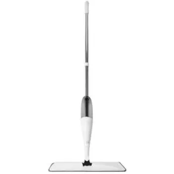 Поломой Домовой с распылителем, насадка из микрофибры на липучке, ручка нетелескопическая 125 см