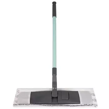 Поломой-флеттер Домовой телескопической ручкой, плоской насадкой из микрофибры, 120 см