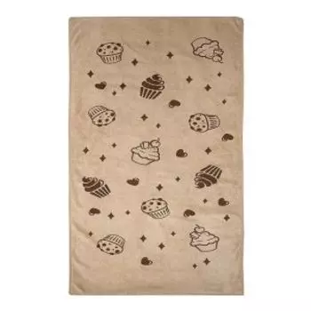 Полотенце Bravo Десерт, 35х75 см, микрофибра, 300гр/м2, бежевый