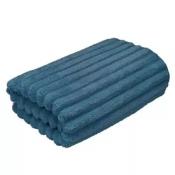 Полотенце Bravo HB Конвекс, 35х75 см, синий, микрофибра, полиэстер 330г/м2