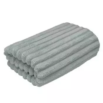 Полотенце Bravo HB Конвекс, 70х140 см, серый, микрофибра, полиэстер 330г/м2