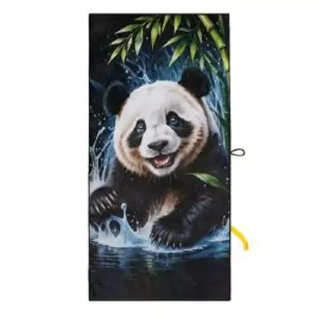 Полотенце Bravo HB The Panda, 70х140 см, микрофибра, многоцветный