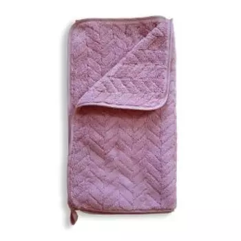 Полотенце Bravo Иллюзия, 30х60 см, микрофибра, 300гр/м2, брусничный