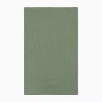 Полотенце Доляна, 35х60 см, крупная вафля, хлопок, хаки