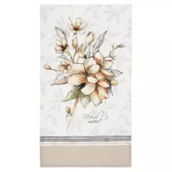 Полотенце Этель Floral mood, 40х73 см, репс 210г/м2