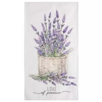 Полотенце Этель Lavender, 40х73 см, саржа, хлопок