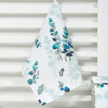 Полотенце кухонное Арт Дизайн Мирт, 50х70 см, рогожка, серый