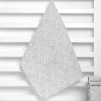 Полотенце кухонное Арт Дизайн Вензель, 50х70 см, рогожка, серый