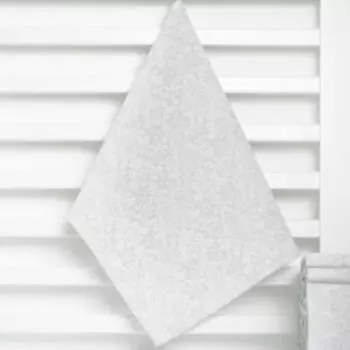 Полотенце кухонное Арт Дизайн Вензель, 50х70 см, рогожка, белый