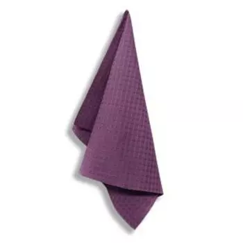 Полотенце кухонное Баклажан, 35х60 см, вафельное, хлопок